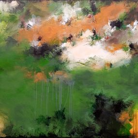 Gemälde, XXXL Green Echoes, Susan Wooler