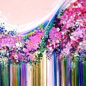 Gemälde, Gorgeous Flowers for Happiness, Trayko Popov
