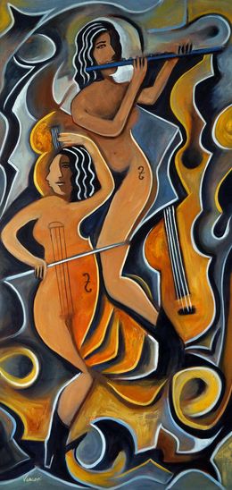 Painting, Femme, Valerie Vescovi