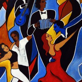 Gemälde, Allons Danser le Tango, Valerie Vescovi