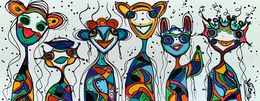 Painting, Friends 102, Veronica Vilsan