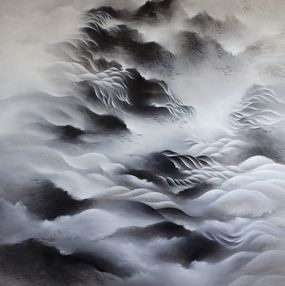 Painting, Memories of a glacier, Francesca Borgo