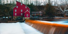 Photography, Red Mill with Waterfall, Beyti Barbaros