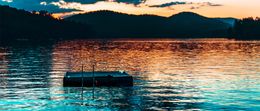 Photography, Serenity in the sunset over the lake, Beyti Barbaros