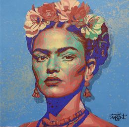 Painting, Blooming Frida, Yannick Aaron