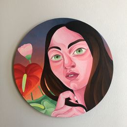 Peinture, Sunset portrait of a forest creature, Trendafila Trendafilova