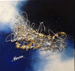 Painting, Bleu profond, Nat Stresser