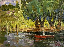 Gemälde, Summer boat vacation, Ivanyuk Oleksiy