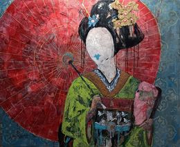 Gemälde, Serie geisha 00096, Josep Pozo