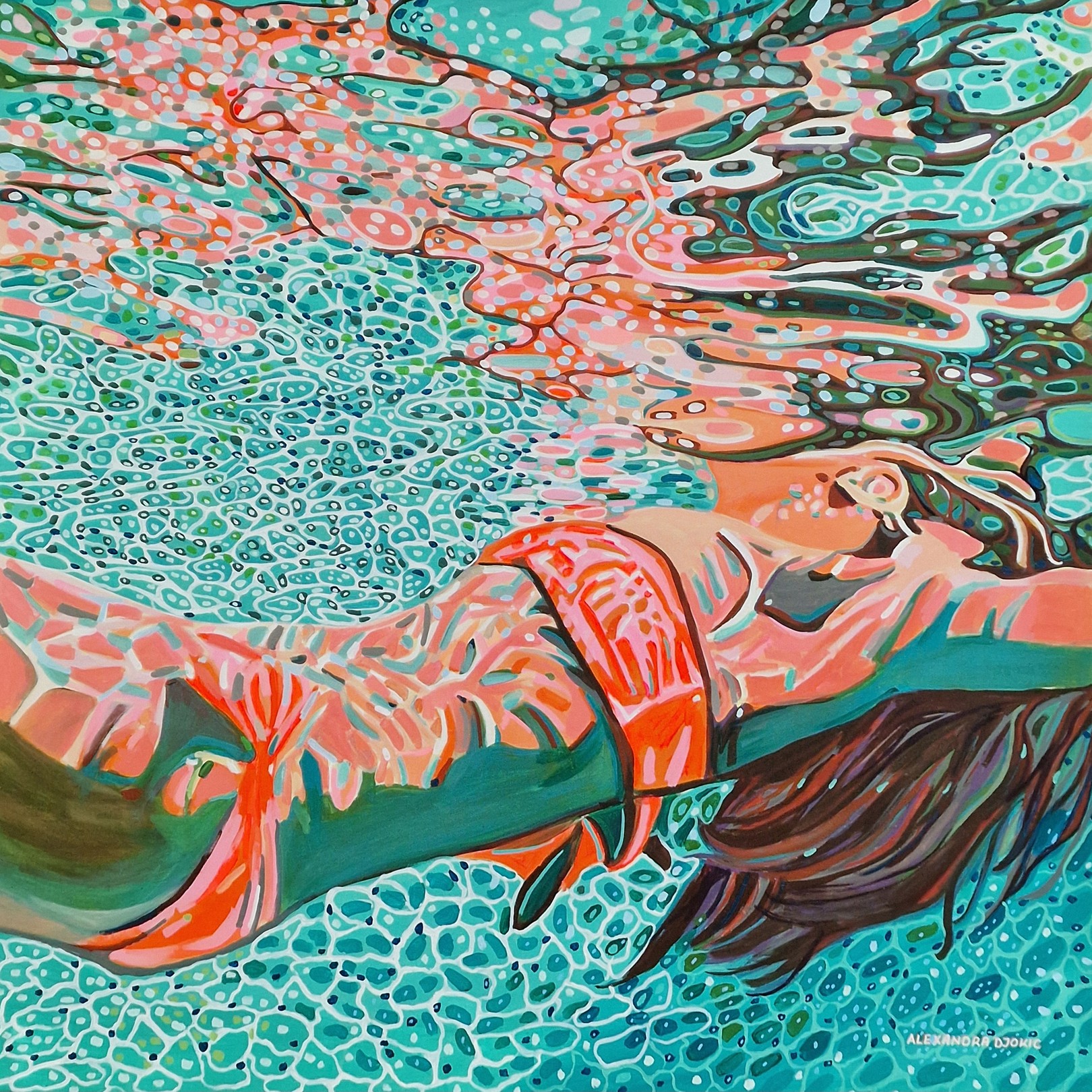 Alexandra Djokic, Underwater Pastel Alexandra Djokic, Underwater Pastel