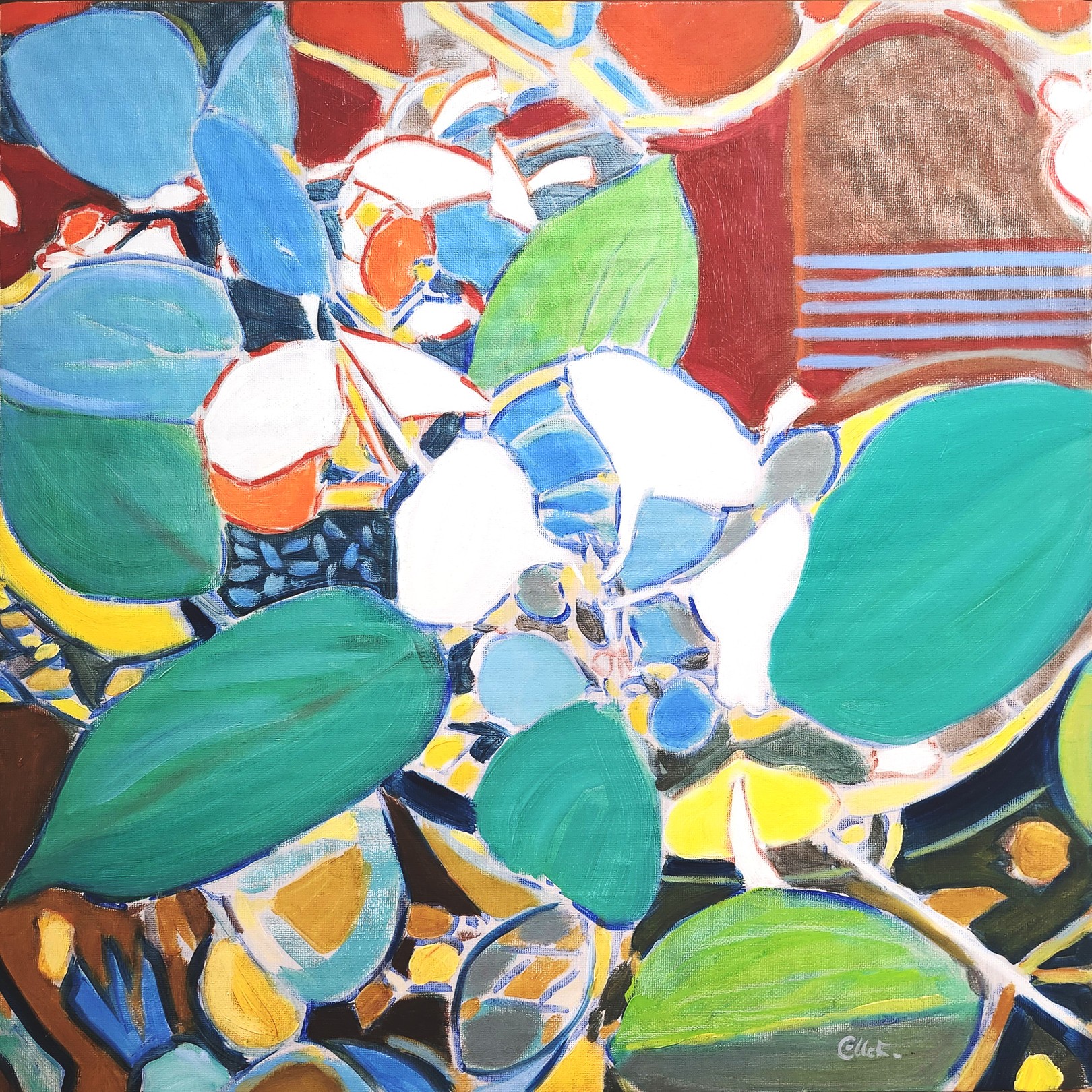 Bernard Marie Collet, Tropiques, Fleurs blanches Bernard Marie Collet, Tropiques, Fleurs blanches