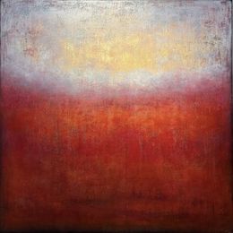Peinture, Into the silent land - Red Ambient, CT Artist