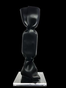 Sculpture, Wrapping bonbon noir, Laurence Jenkell