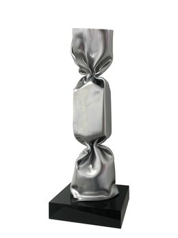 Sculpture, Wrapping bonbon Silver, Laurence Jenkell