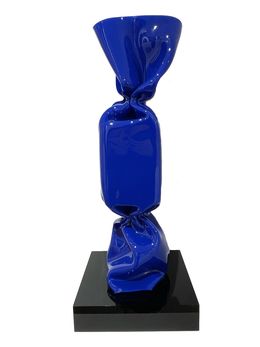 Sculpture, Wrapping Blue candy, Laurence Jenkell