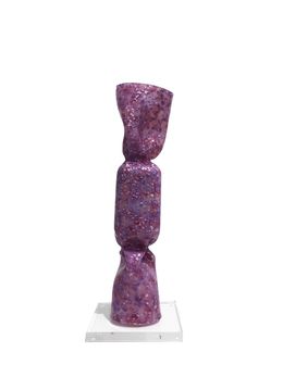 Sculpture, Wrapping bonbon purple, Laurence Jenkell