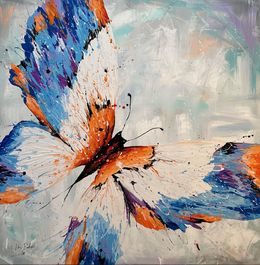 Peinture, Butterfly Pop Orange, Hani Badawi Leo