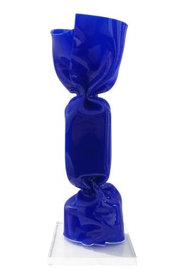 Sculpture, Wrapping bonbon blue, Laurence Jenkell