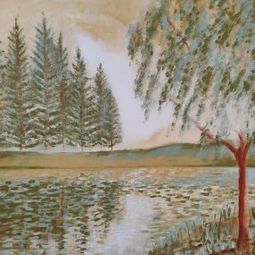 Gemälde, Go with the Flow, Douglas Findlay