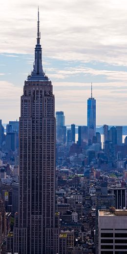 Photography, Empire State building and 1 World Trade Center Vertical Panorama, Beyti Barbaros