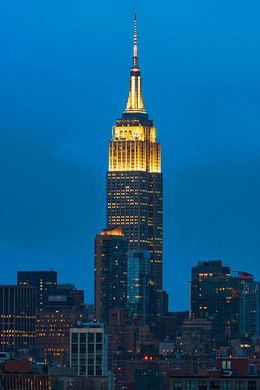 Photography, Empire State Building at night, Beyti Barbaros