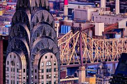 Photography, Chrysler Building and Queensboro Bridge in the background, Beyti Barbaros