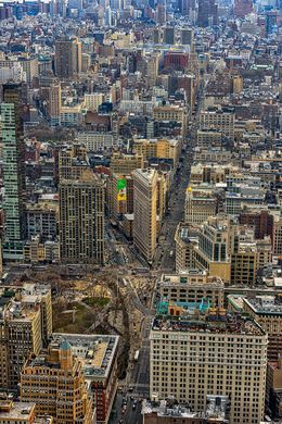 Photography, Flat Iron Building seen from Empire state Building, Beyti Barbaros