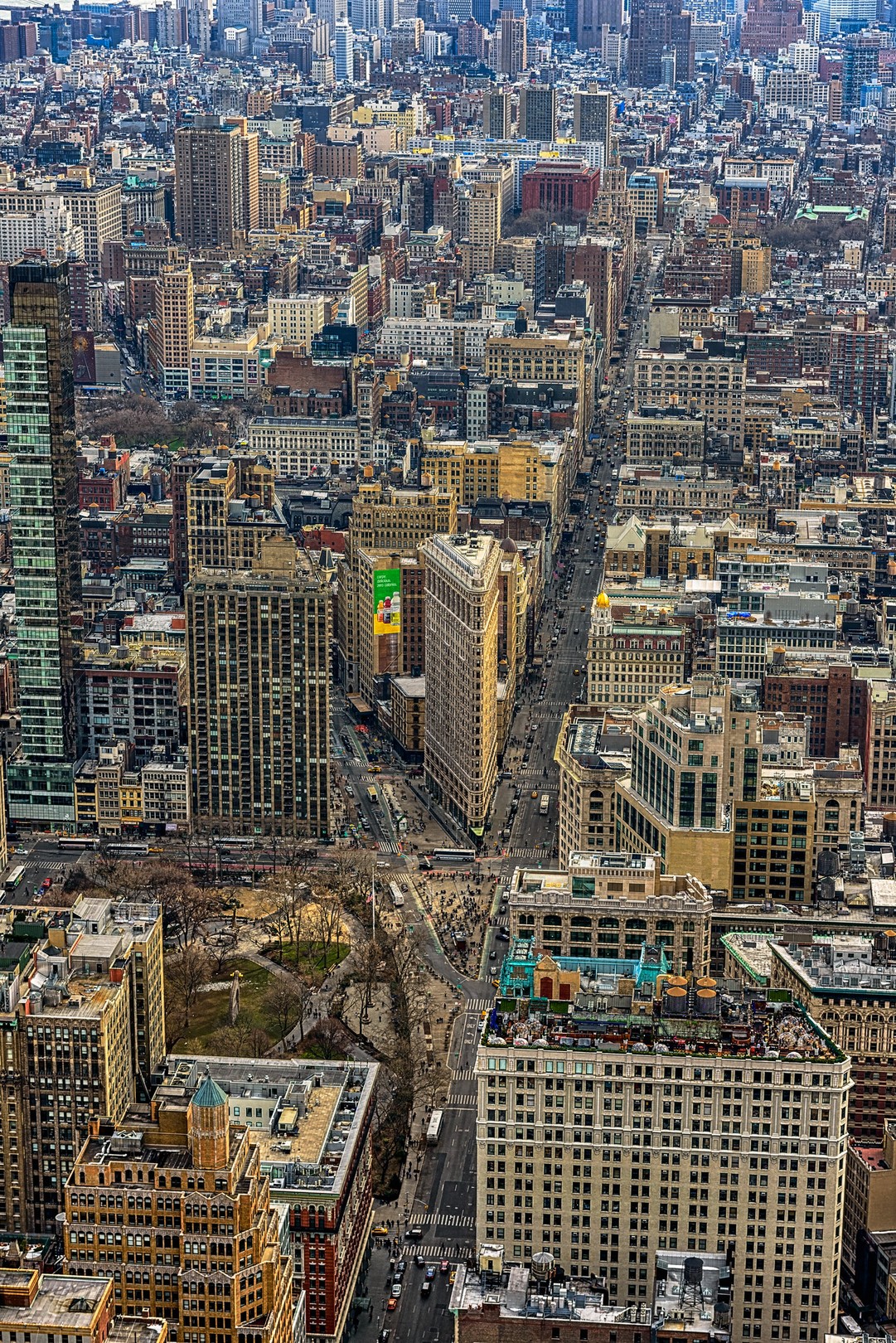 Beyti Barbaros, Flat Iron Building seen from Empire state Building Beyti Barbaros, Flat Iron Building seen from Empire state Building