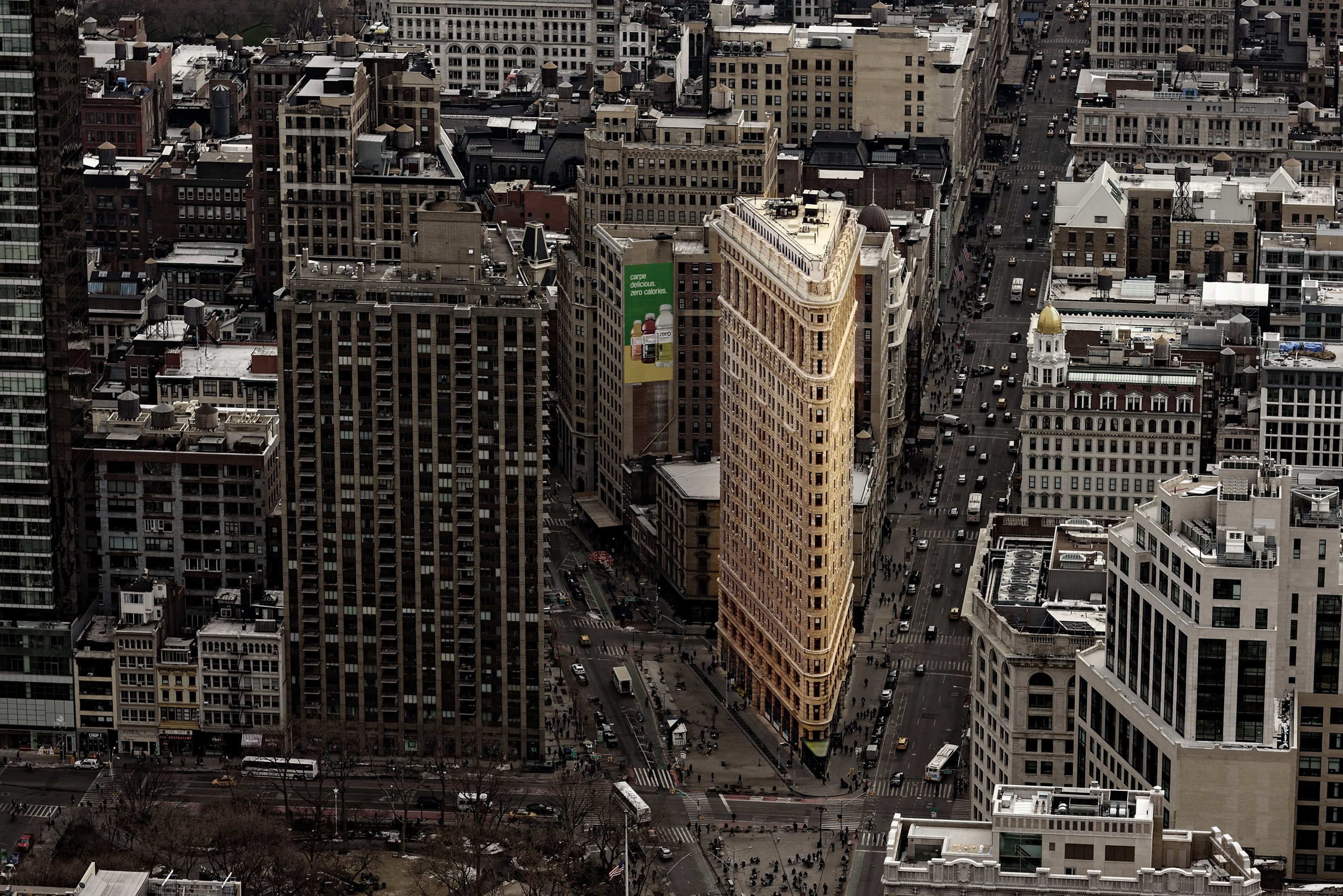 Beyti Barbaros, Flat Iron Building aerial view Beyti Barbaros, Flat Iron Building aerial view