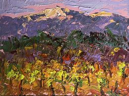 Gemälde, Vineyards in the mountains, Ivanyuk Oleksiy