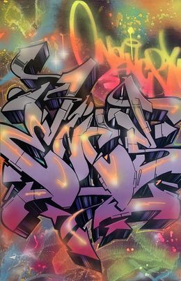 Gemälde, Purple mind, Hamed ENCS