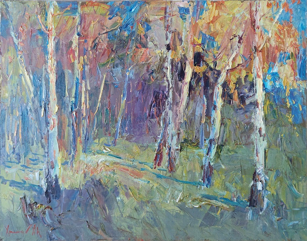 Oleksandr Khrapachov, Late Autumn. Birches Oleksandr Khrapachov, Late Autumn. Birches