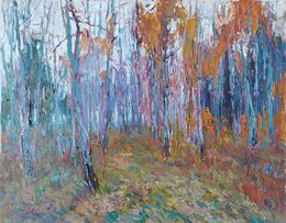 Peinture, Among the Birches, Oleksandr Khrapachov