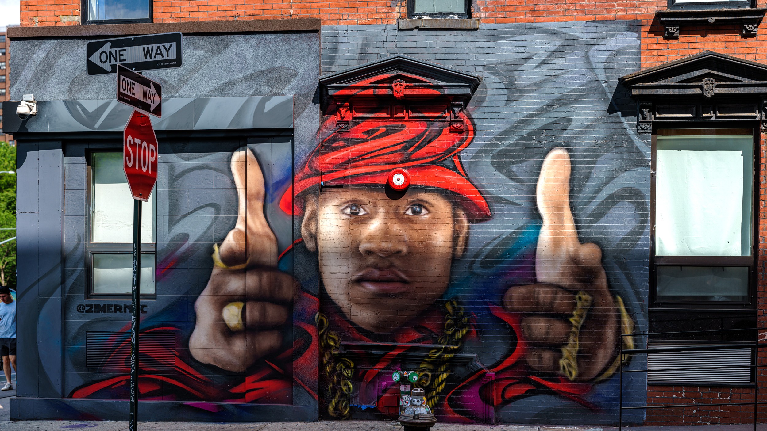 Beyti Barbaros, LL Cool J, Street Art Mural from New York City Beyti Barbaros, LL Cool J, Street Art Mural from New York City