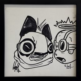 Fine Art Drawings, Untitled (DesignerCon Sketch), Hebru Brantley
