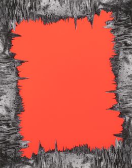 Print, Deep Orange, Sterling Ruby