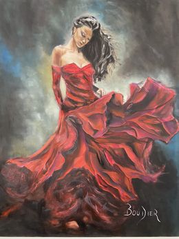 Painting, Robe rouge, Boudier