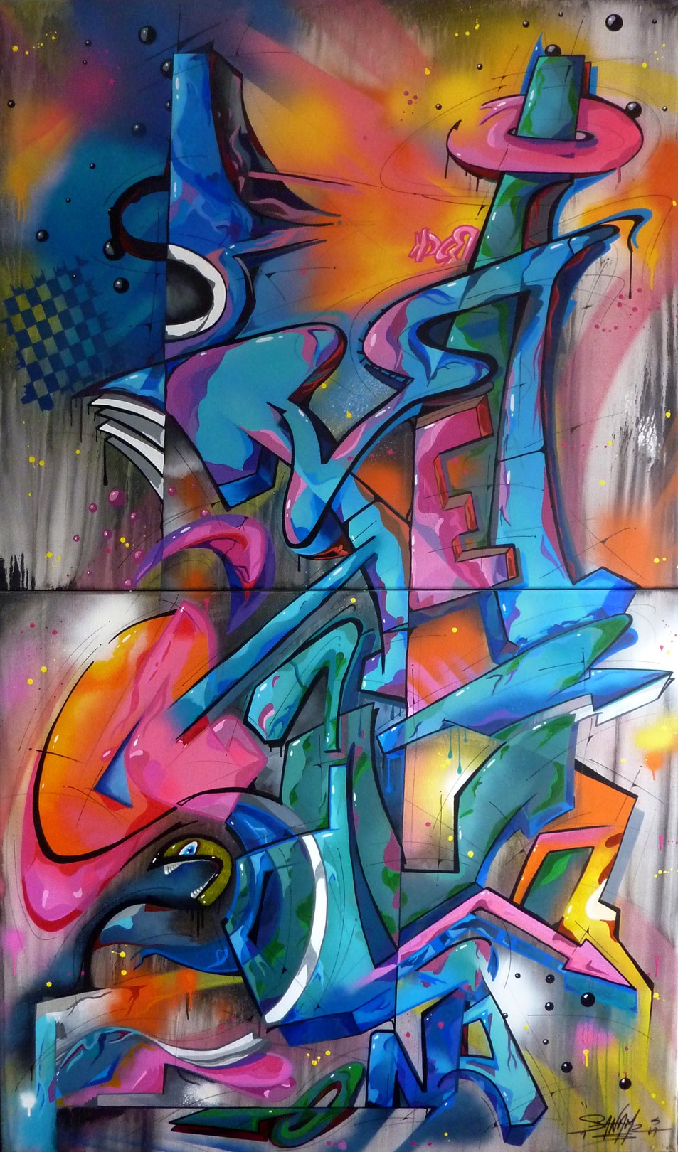Saname, Tag n°2301 Saname, Tag n°2301