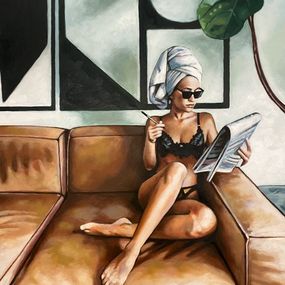 Gemälde, Crosswords Queen, Thomas Saliot