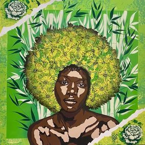 Gemälde, Flower Power 1, Alex Laben