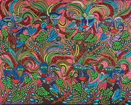Painting, Forest Life, Zaplaflora Jesus Torres Alfonso