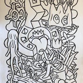 Édition, L'amour Roi - aquagravure en noir et blanc, Speedy Graphito