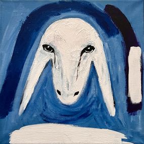 Painting, Sheep, Menashe Kadishman