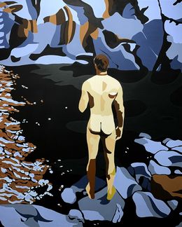 Gemälde, La cascade, Michel Das
