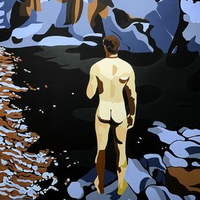 Gemälde, La cascade, Michel Das