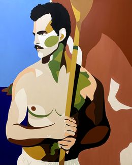 Gemälde, La rameur, Michel Das