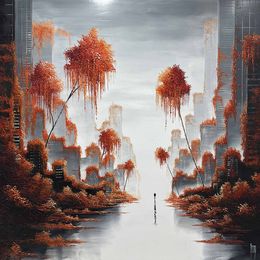 Painting, Embrasement, Maurizio Galloro