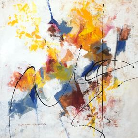 Painting, Sun through some colors, Dam Domido