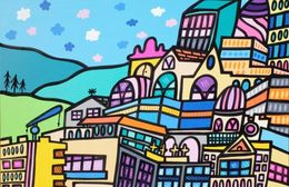 Gemälde, Vibrant Utopia, Kev Munday