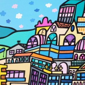 Gemälde, Vibrant Utopia, Kev Munday